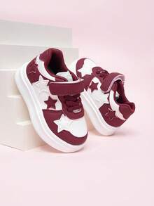 Kids Low-Top Canvas Sneakers, New Spring/Autumn Children Casual Soft Sole Toddler Walking Shoes, Boys & Girls - Red - View 4