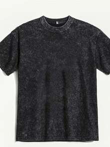 Atom Eve From Invincible Tee, Comics T-Shirt, TV Show Comics Washed Tshirt Heavyweight Cotton Streetwear Graphic Vintage Tees Men Gift Oversized Top - màu đen - Xem 3