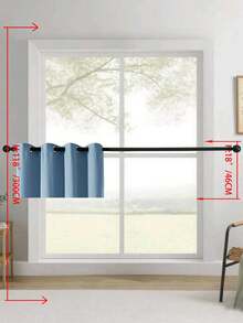 Blackout Curtains, Thermal Insulated, Opaque Curtains With Grommets, UV Protection, Bedroom Home Living Room Interior Decor - Blue - View 45