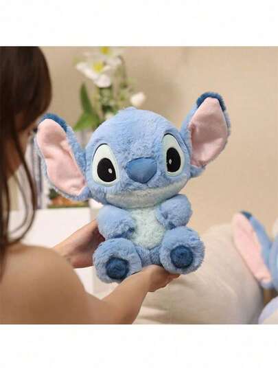 Miniso Disney Stitch Plush Doll Soft Doll Figurine, Cute Cartoon Bedroom Decor Stuffed Doll Pillow, Birthday Gift, 26cm/10.23 Inches