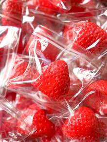 1/3个装 大号 Taba 草莓捏捏乐玩具，可爱草莓捏捏乐玩具，升级版水果捏捏乐玩具，卡哇伊软萌减压玩具，透明手指玩具，OPP包装礼品及完美桌面摆件 - 彩色 - 查看 8