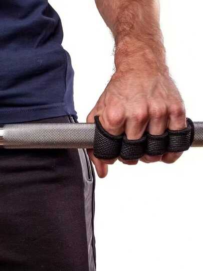 1 Pair Half Finger Fitness Training Gloves, Palm Grip Pad, Suitable For Weightlifting Gym Workout