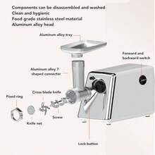 Meat Grinders - US A Type Plug(110-127V) - View 4
