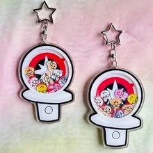 Lightstick Pendant, Rattle Keychain, Cute Bag Charm, Pencil Case Pendant, Fan Gift, Birthday Gift, Holiday Gift - Multicolor - View 2