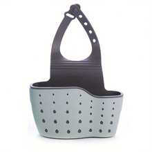 1pc Portable Faucet Hanging Bag, Sink Storage Basket, Dish Drying Rack, Kitchen Essential, Back To School - Beige - View 11