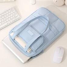 15 Inch Laptop Sleeve With Shoulder Strap Large Capacity Shockproof Oxford Fabric For Tablet Accessories - View 8