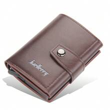 New Men's RFID Aluminum Card Holder, Multi-Card Slots Magnetic Buckle Card Case Wallet, Short Automatic Pop-Up High-End Card Holder For Women Small Wallet Cute Wallet Card Wallet Travel Essential Summer - Multicolor - View 5