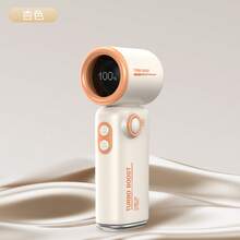High-Speed Portable Handheld Fan, Stepless Speed Regulation, Digital Display, Mini Fan With Clip - Handheld - View 11