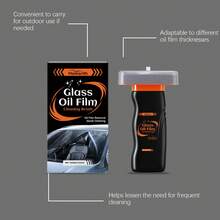 Cepillo de limpieza de película de aceite de vidrio, limpieza de manchas de agua y suciedad del parabrisas y el espejo retrovisor, paño de limpieza brillante - Líquido - Ver 5