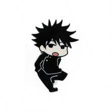 Jujutsu Kaisen 1枚五条悟、悠仁、惠、野蔷薇、夏油可爱卡通创意合金胸针金属徽章配饰，动漫周边次要元素徽章包包装饰，服装配饰，情侣装，生日礼物，情侣/闺蜜礼物，旅行纪念品，毕业礼物，派对礼物，万圣节礼物，节日礼物，动漫情侣装饰情人节礼物 - 多色 - 查看 11