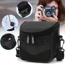 1 pieza con parche de letra acrílico cámara Tira bandolera - Negro - Ver 8