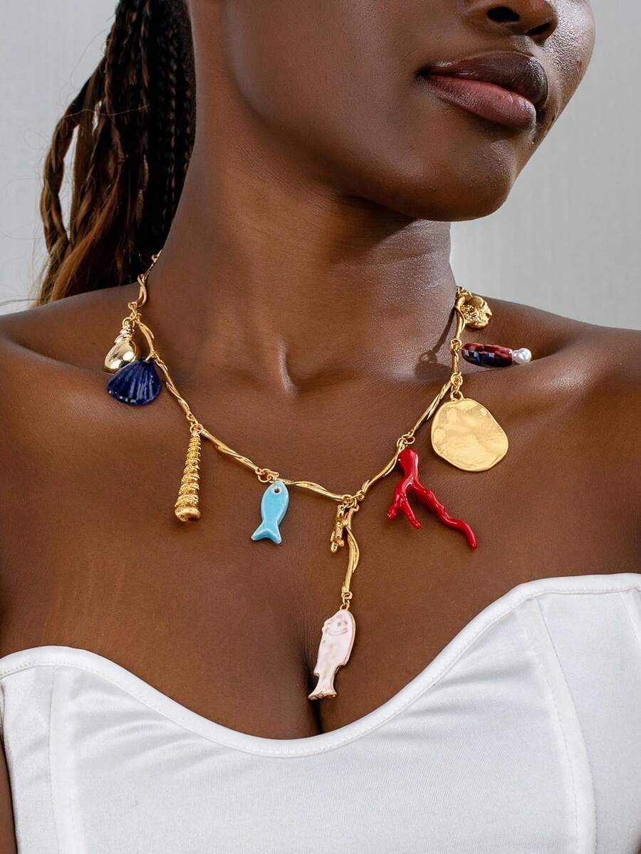 Kalung Liontin - MultiWarna - View 1