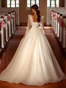 Wedding Dresses - 白色 - 查看 1