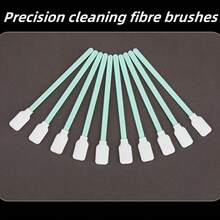 50 cepillos de limpieza de precisión - Palitos de limpieza sin polvo, palitos de tela de doble capa de un solo lado - Utilizados para impresoras, cámaras, manualidades y limpieza del hogar, así como para el detallado de automóviles. - Ver 3