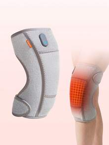 Cordless Knee Massager With Heat,3-In-1 Heating Pad For Knee Shoulder Elbow,5-Level Heating & 7-Level Massage,Quick Heating & Even Heat Gifts For Knee Elbow Shoulder Relax - Grey - View 1