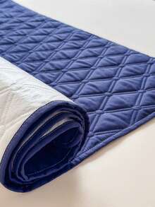 1pc Waterproof Mattress Protector, Soft Breathable Fitted Sheet, Noiseless Bed Cover - Blue - View 8