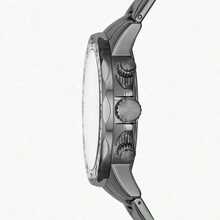 Fossil Stainless Steel 3-Eye Multi-Function Date Display Quartz Men's Business Casual Wrist Watch - Black - View 2