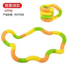 Trending Solid Color Multi-Color Temperature Changing Fidget Wraps, Finger Training - Túi xoắn hai màu trong suốt như pha lê [vàng và hồng] - Xem 8