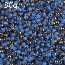 Mărgele de sticlă de 4 mm, 30 g/pachet, jumătate de jad auriu (aprox. 400 buc/30 g), accesorii pentru bijuterii realizate manual, brățară în stil vintage, decor pentru haine, accesorii pentru păr, consumabile pentru confecționarea cerceilor - margele de orez de sticla - Vizualizare 19