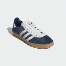 Adidas Originals GAZELLE 男女通用室内休闲运动鞋，低帮 IH9650 - 霧霾藍 - 查看 6