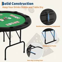 Game Tables - Black Edging + Green - View 4