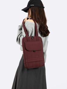 [LIGHT Minimalist Lightweight Commuter Tote Bag] 2026 New Men's Business Handbag, Water-Resistant Nylon Vertical Briefcase, Lightweight Laptop Bag For 13/14 Inches, Casual Shoulder And Crossbody Bag, Unisex Business Bag, College Campus Backpack - A - View 10