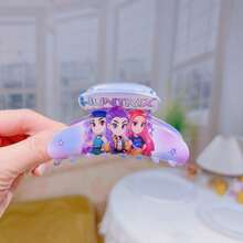 Fan Design Hair Accessories Perfect For Ponytails, Buns, Hairstyle Decoration, Collection Display And Themed Events, Unique Decorative Gift For Music Enthusiasts, Random Delivery - Multicolor - View 5