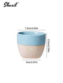 shoxil 1 chiếc cốc sứ màu hồng 120ml, cốc cà phê hình lạc đà và cây cọ, cốc sứ màu tím, cốc kiểu Trung Đông, thích hợp cho các bữa tiệc, tiếp khách, lễ Eid Al-Adha, Ramadan. - Tách - Xem 13