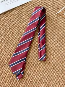 1件时尚棕色格子领带，复古2026新款腰带，优雅裤装/服装配饰 - 彩色 - 查看 9