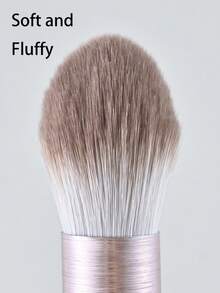 Double-Headed Makeup Brush, Aluminum Alloy Handle, Makeup Sponge 2 In 1 Makeup Tools - Pink - View 5