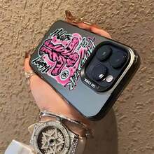 1pc Phone - H-Hellstars Designed Various Models, Including 17, 16E, 16, 15, 14, 13, 12, 11, Pro,,, X, XR, XSMAX, 8 And Plus, With Matte And Anti-Drop.17,17 Pro Fashionable Phone Case  Summer - 1pc - 查看 4
