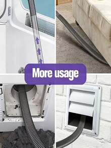 Dryer Vent Lint Cleaner Vacuum Attachment - Suitable For V15/V12/V11/V10/V8/V7 Models, Commercial Use - Multicolor - View 8