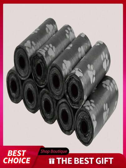 15/90/150pcs Thick Dog Poop Bags - Leak-Proof Pet Waste Bags, Dedicated Pet Trash Bags, Leak-Proof Pet Trash Bags, Suitable For Walking Dogs Outdoors, Outdoor Adventures, Camping And Travel (Easy To Carry, Random Roll Core Does Not Affect Quality)