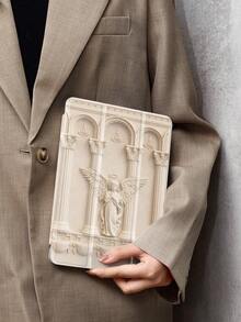 Ayotu 1个天使祝福平板电脑保护套和Kindle电子阅读器保护套，适用于第10/11代Air 4/Air 7/9.7英寸、Galaxy Tab A9 Plus、Kindle（第11代-2024年）、Kindle Paperwhite（第12代-2024年），时尚简约设计，绝佳礼品之选 - 彩色 - 查看 2