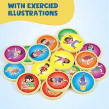 Move And Match Game Happy Move Board Game And Dice Game Exercise Body And Balance Coordination Social And Motor Skills For Daily Exercise For Family Group Fun Indoor And Outdoor - As Pic - View 5