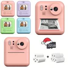Kids Instant Print Camera, Instant Camera For Kids To Print Photos, Christmas Birthday Gift For 3-12 Years Old Boys Girls, Portable Toy For 3-10 Years Old Toddlers - Multicolor - View 4