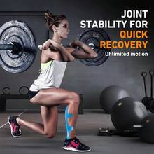 10PCS Pre-Cut Kinesiology Tape For Achilles Tendon - Waterproof, Elastic & Breathable Latex-Free Athletic Tape For Ankle Support - Multicolor - View 9