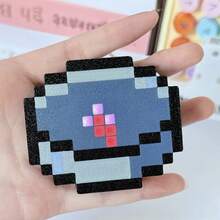 1pc Pixel Game Themed Keychain, Suitable For Desktop Or Bag, Can Add Visual Style And Casual Atmosphere - Multicolor - View 3