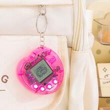 Interactive Electronic Pet Machine, A Mini Handheld Game Machine, Which Can Bring Hours Of Fun, Relive Nostalgia With This Retro Electronic Digital Pet Key Chain Game - Multicolor - View 8