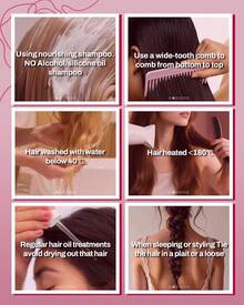 Micro Loop Human Hair Extensions Healthy End Micro Link Micro Ring 50 Pcs/30 G Straight Natural Hair - S2 - View 6