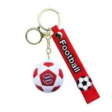 World Cup Jersey Keychain, PVC Resin Material Keyring, DIY Creative Backpack Keychain Pendant - Multicolor - View 19