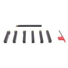 SanBouSi Lathe Tools Holder Set Turnable Lathe Turning Tool 7PCS Turning Tools - Black - View 7