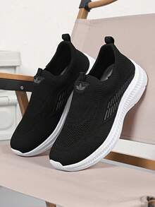2026 New Women's Breathable Sports Running Shoes, Lightweight All-Season Casual Sneakers - Black - View 1