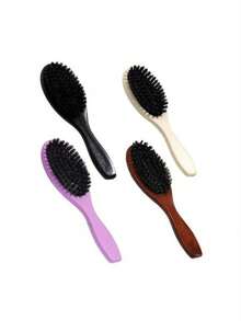 猪鬃气垫气囊梳，用于梳理头发和防静电头皮按摩。有助于打造健康柔顺的发质。 - 彩色 - 查看 1