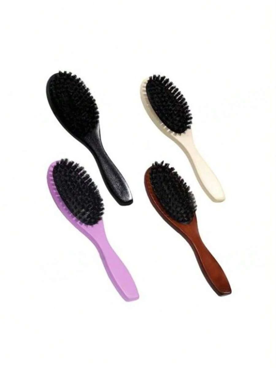 猪鬃气垫气囊梳，用于梳理头发和防静电头皮按摩。有助于打造健康柔顺的发质。 - 彩色 - 查看 1