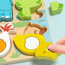 Gift Idea: Luxury Wooden Puzzle Set, Suitable For Boys And Girls 3+ Years Old, Learning Toy To Develop Fine Motor Skills And Early Learning - Car Building Blocks - View 9