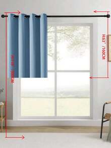 Blackout Curtains, Thermal Insulated, Opaque Curtains With Grommets, UV Protection, Bedroom Home Living Room Interior Decor - Blue - View 23