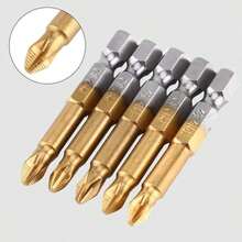 [S2 Titanium Coated Anti-Slip Drill Bits] PH2 Cross Electric Screwdriver Bits, Household Electric Screwdriver Bits, Hexagonal Shank Impact Drill Accessories, High Hardness And Durable - Titanium-coated Anti-slip Drill Bits - View 12