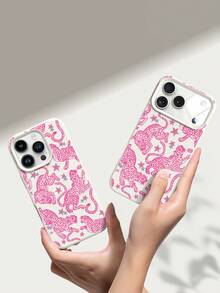 1个豹纹液态硅胶防震手机壳，适用于苹果iPhone Xs/Xs Max/Xr/11/12/13/14/15/16 Pro/Pro Max/14/15/16 Plus/17，男女通用，可作为节日礼物 - 彩色 - 查看 5