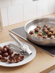 便携式核桃夹，不锈钢栗子切割器，开心果开壳器，澳洲坚果刀，核桃开壳器，金属核桃开壳钳，多功能核桃夹 - 彩色 - 查看 6